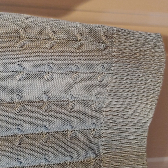 Large Alfred Dunner PL Seafoam SS SweaterTop NWT - Picture 3 of 6